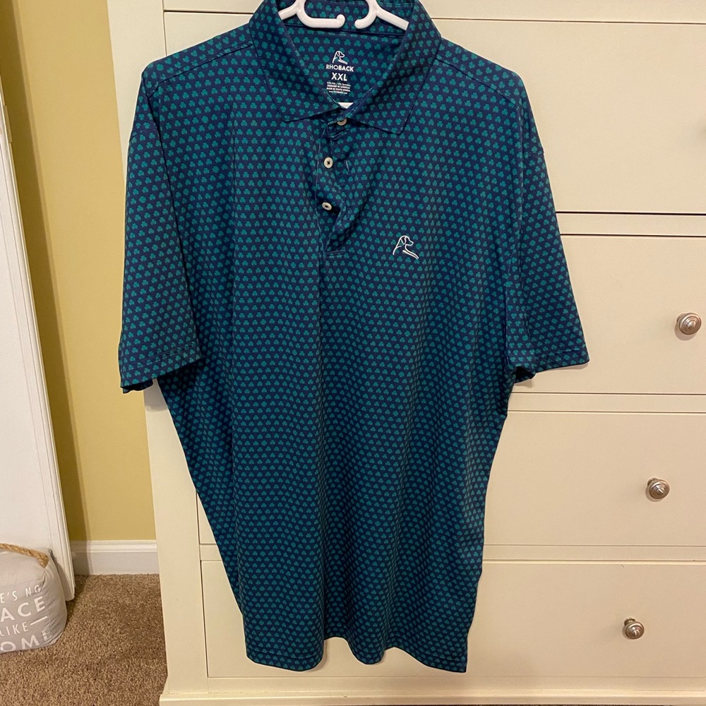 Rhoback XXL 4leaf Clover Polo